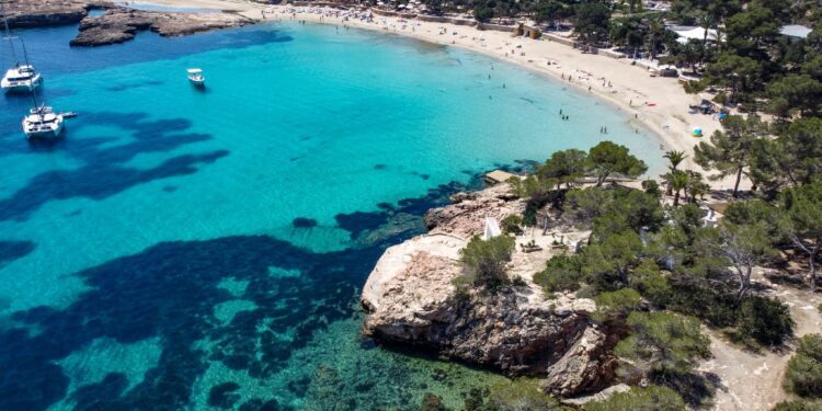Cala Bassa, en el municipio ibicenco de Sant Josep.