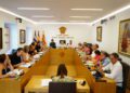 Imagen de archivo de un pleno del Ayuntamiento de Santa Eulària.