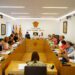 Imagen de archivo de un pleno del Ayuntamiento de Santa Eulària.