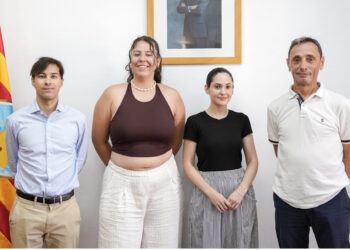 Las nuevas trabajadoras que se han incorporado al Consell han firmado un contrato formativo de doce meses.