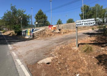 Imagen de la parada de autobús.