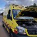 Una de las ambulancias averiadas, que denuncian desde los sindicatos.