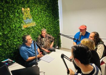 Grabación del primer podcast de Lokeando.