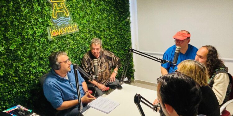 Grabación del primer podcast de Lokeando.