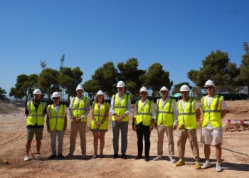 Las obras, visitadas este lunes por representantes institucionales, suponen una inversión de 1.305.891,50 euros.