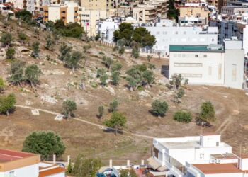 Vista de la ciudad de Ibiza desde el barrio de Puig des Molins