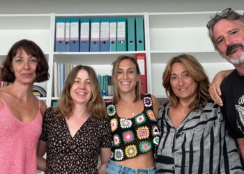 Fotografía del equipo del CEPCA, de derecha a Izquierda:
Paula Villena, Alicia Eiera Naiara Juan, Belén Alvite y Alejandro More.