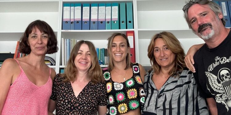 Fotografía del equipo del CEPCA, de derecha a Izquierda:
Paula Villena, Alicia Eiera Naiara Juan, Belén Alvite y Alejandro More.