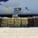 En la imagen, los fardos de hachís que iban en la caja del camión registrado en el puerto de Ibiza