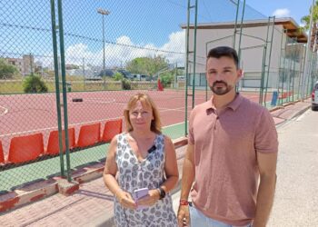 Mari Carmen Quintero y Alan Ripoll, del PSOE de Santa Eulària