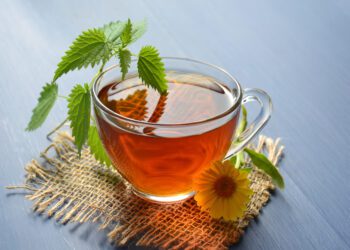 Una taza de té.