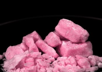 Tusi o cocaína rosa. Foto: DEA (Wikipedia)