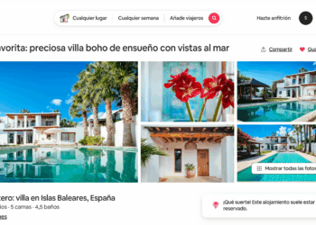 Anuncio actual de la villa turística sin licencia ETV en Airbnb hoy.