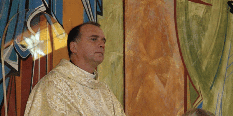 Juan Manuel de Souza Iglesias, en una imagen en San Pablo de Ibiza, parroquia donde ocurrieron los hechos sentenciados y otros que no llegarán a juicio. La imagen es de 2009, cuando ocurrieron parte de los hechos que prueba la sentencia.