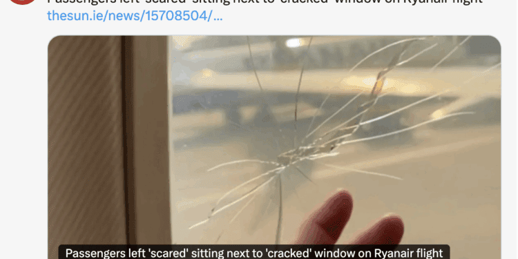 Un tuit en la red X de The Sun con la noticia.