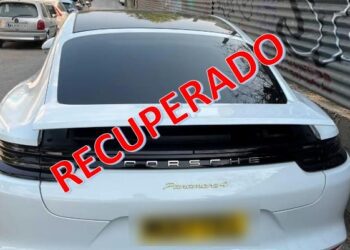 Imagen del vehículo interceptado por la Policía Local de Sant Josep