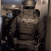 Imagen de la intervención policial y la entrada a un domicilio