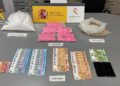Imagen de las drogas y el dinero intervenido por la Guardia Civil de Sant Antoni