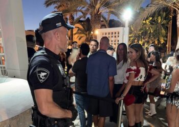 Imagen del operativo policial. / ASE