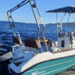 El barco empleado por los chavales, presuntamente robado, para llegar a Ibiza en septiembre, concretamente a Platja d'en Bossa.