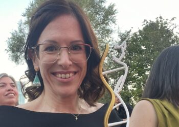 Una selfie de Bárbara Munar tras recoger otro premio que le fue concedido en septiembre pasado. El nuevo galardón lo recogerá en marzo.