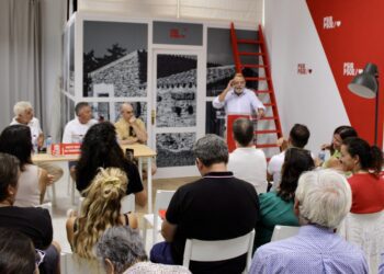 Imagen de la asamblea en la que se renovó la ejecutiva socialista de Formentera. / PSIB-PSOE