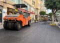 Imagen de archivo de un reasfaltado en las calles de Ibiza. / AE
