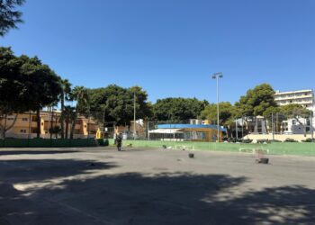 Estado actual de la pista deportiva. / AE