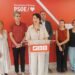 Elena López, durante la rueda de prensa. / PSIB-PSOE