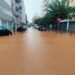 Imagen de una calle de Ibiza anegada por la lluvia en octubre del año pasado