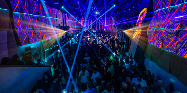 Una espectacular vista de Akasha, la sala que cumple cuatro años en Las Dalias.