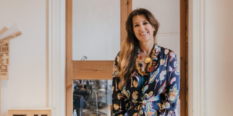 Benedetta Tagliabue. Foto de Silvia Conde en la web de la arquitecta