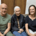 Manu San Félix, Jane Goodall y la mujer de Manu, Cristina, en uno de sus encuentros. Fotos cedidas a Noudiari