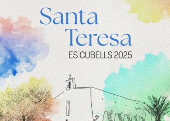 Cartel de las fiestas de Santa Teresa.
