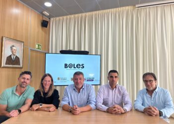 Rueda de prensa de la presentación del Pla B@les. / ASJ