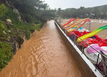 Imagen de la zona del Port de Sant Miquel, en el municipio de Sant Joan de Labritja