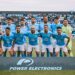 Equipo inicial de la UD Ibiza en el partido ante el Teruel.