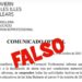 El comunicado que ha circulado en redes imitando uno oficial del Govern balear.