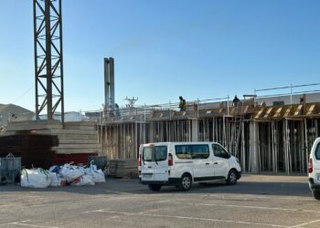 Obras en el Centro de Baja Exigencia de Es Gorg. Fotos Noudiari.es