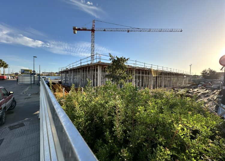 Obras del Centro de Baja Exigencia de Es Gorg en la ciudad de Ibiza. Fotos Noudiari.es