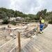 Daños en la playa de s'Arenal Petit de Portinatx