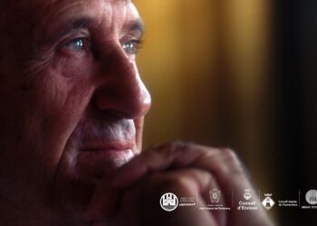 Joan Marí Cardona, en una imagen con la que se conmemora su centenario.