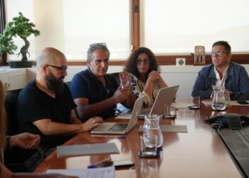 Imagen de la reunión del Consorcio Ibiza Patrimonio de la Humanidad. / AE