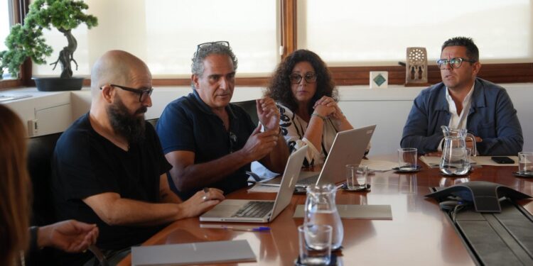 Imagen de la reunión del Consorcio Ibiza Patrimonio de la Humanidad. / AE
