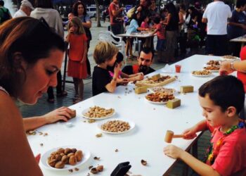 Imagen de la 'trencada' del año pasado.