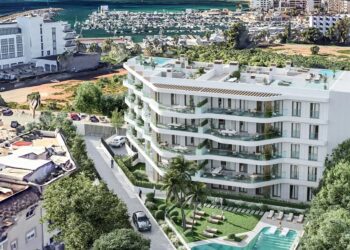 Recreación de cómo quedará el edificio terminado.