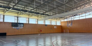 Pabellón de Can Guerxo ya rehabilitado.