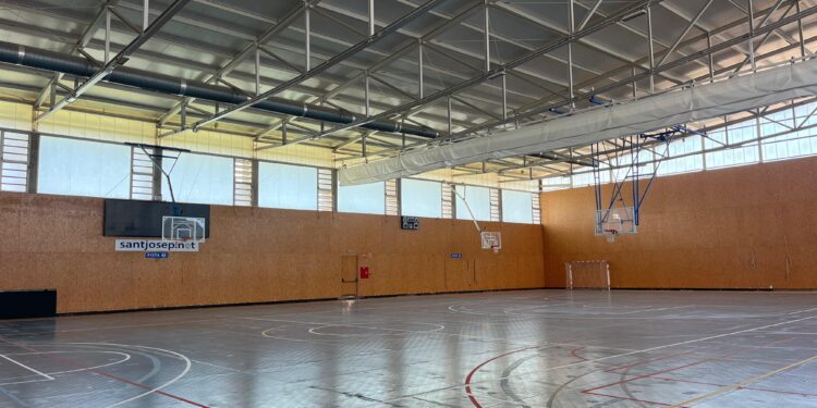 Pabellón de Can Guerxo ya rehabilitado.