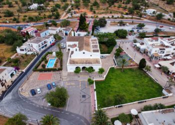 Imagen aérea del centro de Sant Carles. / ASE