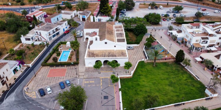 Imagen aérea del centro de Sant Carles. / ASE